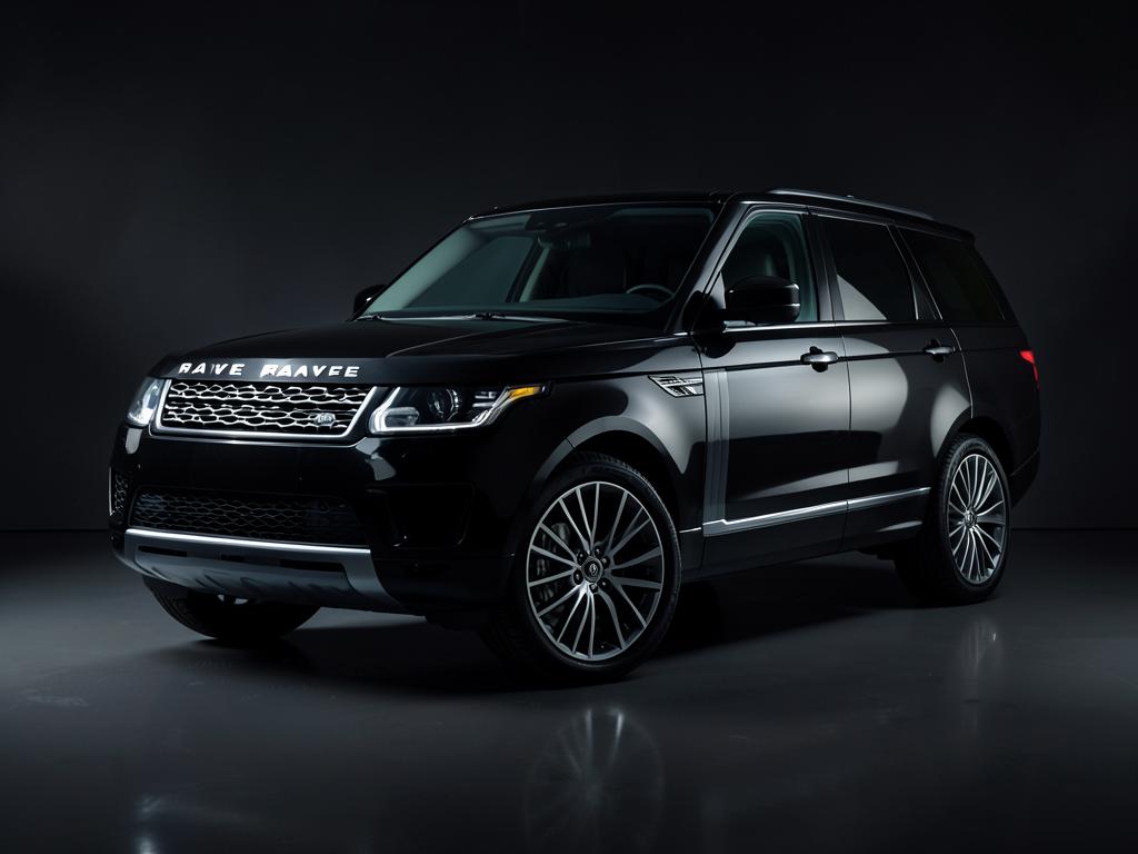 Black Range Rover after luxury car detailing in Denver